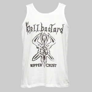 Hellbastard Crust Punk Rock T-shirt Sleeveless Unisex Vest Top S-2XL - Picture 1 of 1