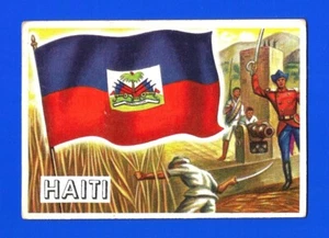 1956 Topps FLAGS of the WORLD SET BREAK #16 HAITI VG+/EX (SB3) - Picture 1 of 1