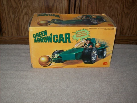 Original Box For 1976 Mego Green Arrow Car - 8" WGSH Figures - VERY RARE Cover