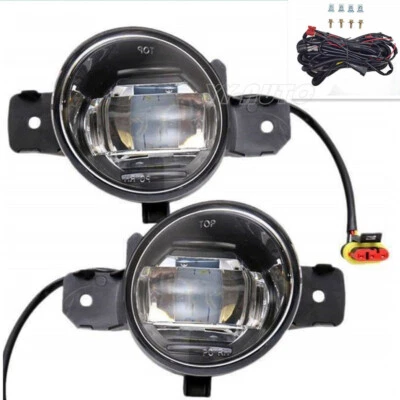 Juego de luces antiniebla de conducción para Infiniti QX60 2014 2015 con cableado LED DRL 6000K Foto 1 de 4