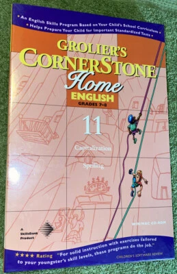 Grollier's Cornerstone Home English Grades 7-8 Volume 11, Brand New, Sealed - Image 1 of 4