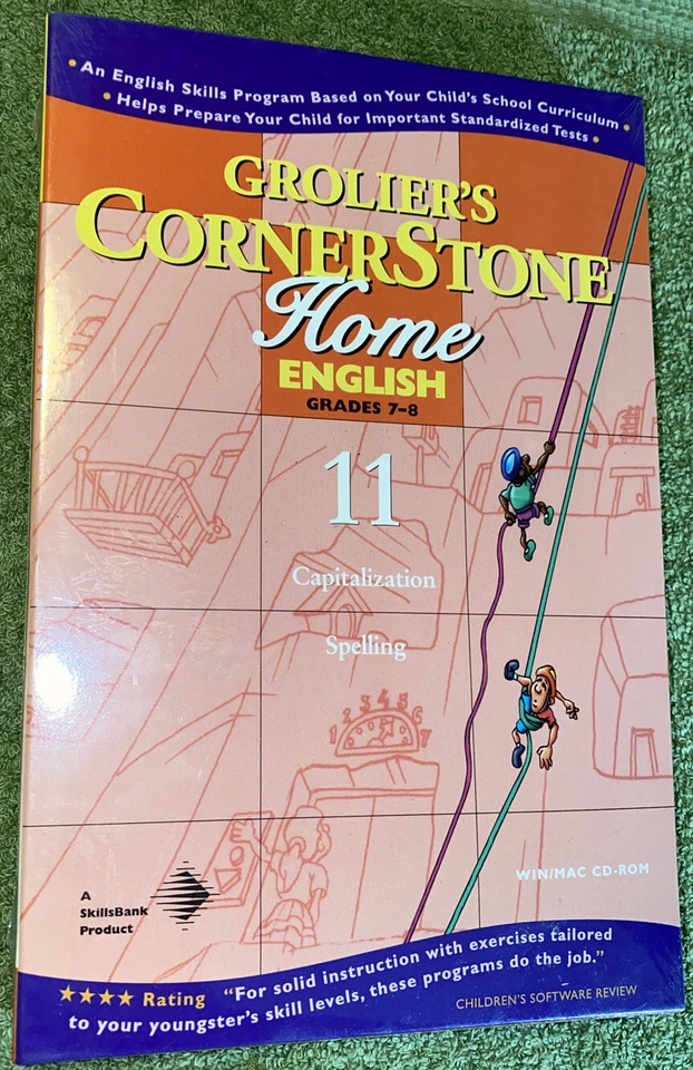 Grollier's Cornerstone Home English Grades 7-8 Volume 11, Brand New, Sealed - Image 1 of 4
