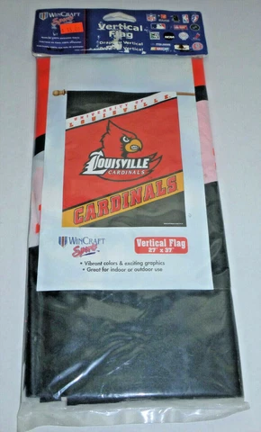 Wincraft Sports Louisville Cardinals 27"x37" Vertical Team Flag Decor NCAA Cover
