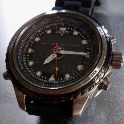 Orologio da uomo SEIKO Prospex H023-00T0 SkyProfessional St.Steel Chronograph... - Immagine 1 di 4