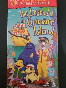 The Wacky Adventures of Ronald McDonald The Legend of Grimace Island VHS RARE!!! - Picture 1 of 3