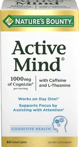Nature's Bounty Active Mind, unterstützt den Fokus durch Unterstützung bei Aufmerksamkeit - Bild 1 von 4