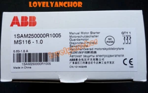 1PC ABB MS116-1 MS116-1.0 0.63-1.0A Circuit Breaker Manual Motor Starter - Bild 1 von 2