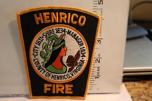 fire patch   HENRICO FIRE DEPT VIRGINIA - Picture 1 of 1