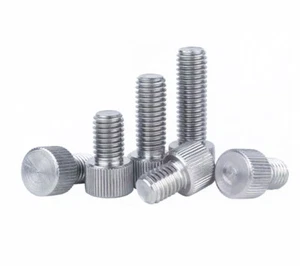 Small Head Thumb Screws Knurled - Carbon Steel : M6 - 5mm to 20mm - Picture 1 of 7
