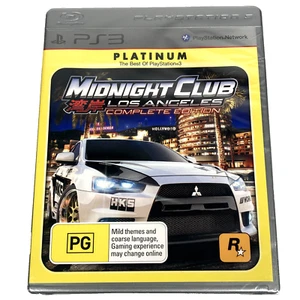 Midnight Club LA Complete Edition Platinum PS3 (2009) Reg 4 New & Factory Sealed - Picture 1 of 18