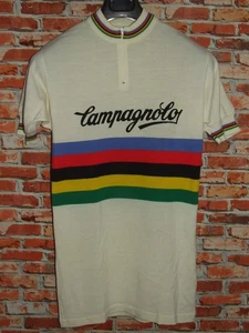 EROICA CAMPAGNOLO IRIDATA TRIKOT SHIRT FAHRRAD RADSPORT VINTAGE 70ER 50% WOLLE - Bild 1 von 3