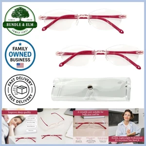 Auto Focus Glasses 2 Pack Self Adjusting Blue Light Protection Unisex - Picture 1 of 9