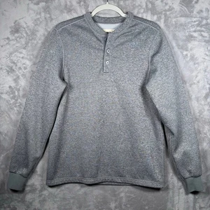 Chubbies Grey Fleece Henley Pullover Sweatshirt Small - Picture 1 of 5