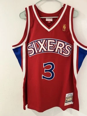 Camiseta Mitchell & Ness NBA Phila 76ers 1996-1997 Allen Iverson Auténtica -XL Foto 1 de 4