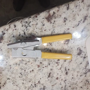 Swing-A-Way Portable Can Bottle Opener Steel Gold Manual Hand Away MADE IN USA - Picture 1 of 5