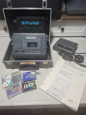 HHB PORTADAT Portable Professional DAT Recorder PDR-1000 &TCP Timecode Processor - Image 1 of 4