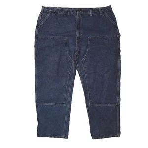 Y2K 90s Carhartt Jeans Men’s 50 X 32 B73 DST Double Knee JNCO style VTg workwear - Picture 1 of 11
