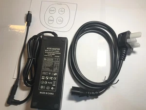 Replacement for 12V 7.5A AC-DC Adaptor Power Supply 4 Pin 2 RIGHT Pins Positive - Picture 1 of 6