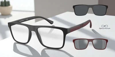 Gafas de sol para hombre EMPORIO ARMANI EA4115 50421W negro mate transparente 54 mm Foto 1 de 4