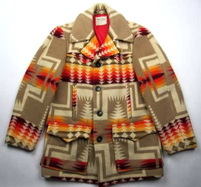 Vtg Pendleton High Grade Western Wear Mens Jacket Coat Sz 38 Chief Joseph Aztec - Image 1 of 4