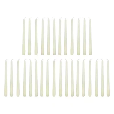Ivory Unscented Soy Wax Taper Candles - (Set of 30) - Image 1 of 4