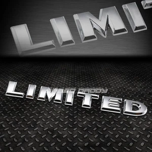 METAL PARACHOQUES MALETERO PARRILLA GUARDABARROS EMBLEMA CALCOMANÍA PEGATINA LOGOTIPO LIMITADO INSIGNIA CROMO - Imagen 1 de 2