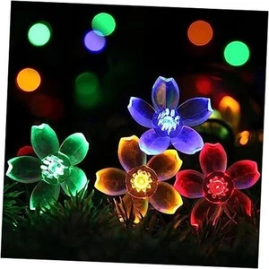 Flower Fairy Lights Battery Operated String Lights 30LED Cherry Blossom - Picture 1 of 7