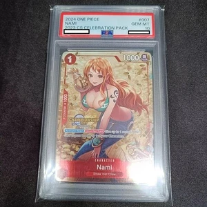 PSA 10 Nami ST01-007 Championship 2023 Celebration Pack One Piece Card Inglés - Imagen 1 de 2