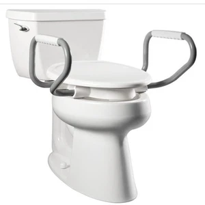 Bemis Elongated 3in Raised Toilet Seat E85320ARM New in Box SEALED - Picture 1 of 5