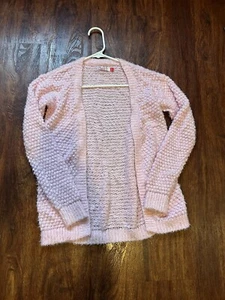 Girls SO Pink Fur Cardigan Size 14 - Picture 1 of 3
