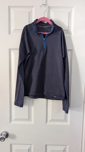 PATAGONIA Heavyweight Capilene Baselayer Half Zip Youth XL 14 Navy - Picture 1 of 8