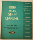 Vtg 1969 Ford Truck Shop Manual Volume Two 2  Engine Ignition Cooling Fuel OEM