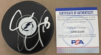 Jon Cooper Signed Autographed Tampa Bay Lightning Hockey Puck PSA/DNA - Image 1 of 2
