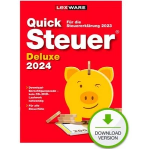 QuickSteuer 2024 Deluxe (für Steuerjahr 2023),Private und gew. Steuer, Download - Bild 1 von 1