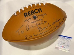 Sid Luckman - Signed / Autographed Football - Chicago Bears PSA/DNA - Picture 1 of 1