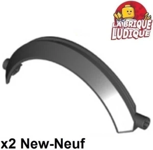LEGO Technic 2x Panel Car Kotflügel Rundbogen Wache Schlamm 13x2x5 Black/Black - Picture 1 of 1