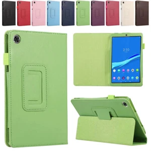 Lenovo Tab M8 4th Gen TB-300FU / M8 3rd Tablet Leather Folio Stand Cover Case - Afbeelding 1 van 29