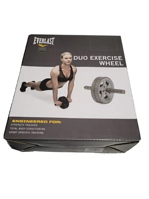 EVERLAST Ab Roller Wheel Abdominal Fitness Home Gym Exercise Workout Training  - Image 1 of 2