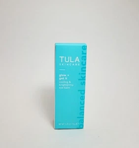 TULA SKINCARE Glow + Get It Cooling & Brightening Eye Balm 0.35 oz/ 10g NIB - Picture 1 of 6