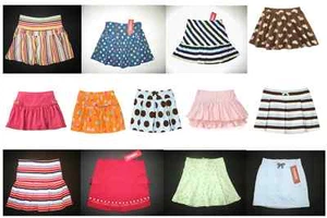 NWT Vintage twirl Gymboree girls back to school knit skirt skort pull on 3 4 5 6 - Picture 1 of 7