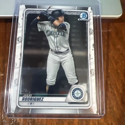 Julio Rodriguez 2020 Bowman Draft Chrome Prospect #BD-188 Seattle Mariners NM-MT - Image 1 of 4