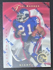 Tiki Barber 1997 Pinnacle Totally Certified Red ROOKIE /4999 #129 - New York
