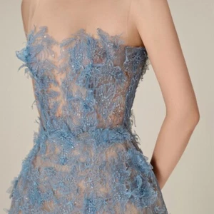 Ladies Off Shoulder Lace Mesh Dress Sequin Floral Sheer Prom Cocktail Aline - Picture 1 of 13