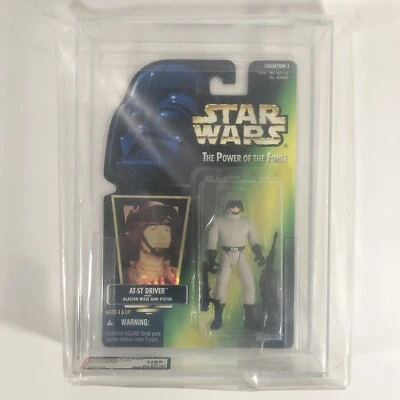 Star Wars AFA U85 Graded AT-ST DRIVER Return Of The Jedi ROTJ Power Of The Force - Image 1 of 4