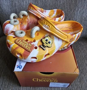 Honey Nut Cheerios x Crocs Classic Clog, Kids Size 10C - Picture 1 of 10