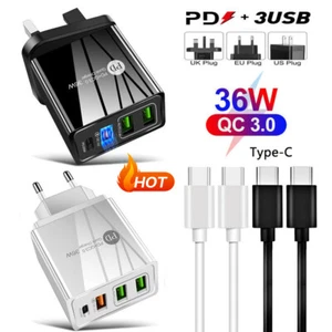 36W USB PD Type-C Fast Charger Power Adapter For Samsung S24+ S23 Ultra S22+ S21 - Picture 1 of 20