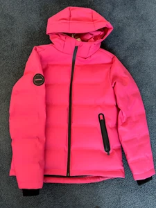 HUFFER Womens Superdown Jacket Fuschia Pink Size 6 - Picture 1 of 2