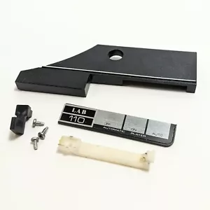 Realistic LAB 110 BSR P182 Turntable Parts Off On Auto Knob Name Plate - Picture 1 of 7