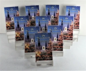 WOW! 10 PACK GOLD 1/60 GRAM PURE .999 FINE FRACTIONAL GOLD CHRISTMAS BAR A21 - Picture 1 of 6