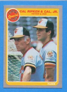 Fleer #641 1985 Cal Ripken Jr./Sr. Orioles - Imagen 1 de 1